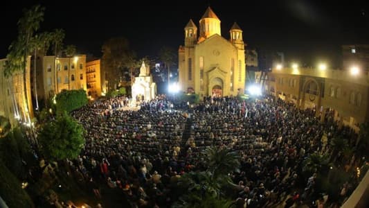 مهرجان في كاثوليكوسية الأرمن الأرثوذكس في أنطلياس بذكرى الابادة الارمنية 