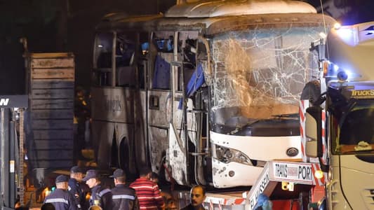 Egyptian security forces kill 12 suspected militants after bus bombing