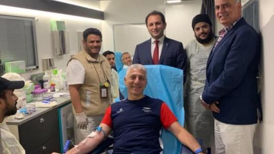 حملة تبرع بالدم في قنصلية لبنان في جدة