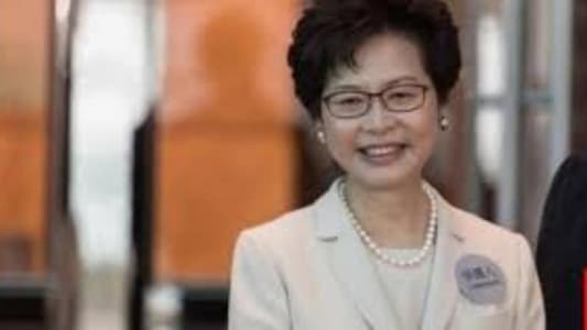 أ.ف.ب": رئيسة حكومة هونغ كونغ تقدم اعتذارها لتسببها بخلاف وخصومات