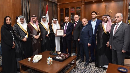 Berri meets Saudi Shura Council delegation at Ain el-Tineh