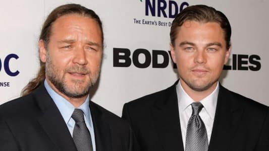 Russell Crowe Buys Dinosaur Head From Leonardo DiCaprio While Drunk