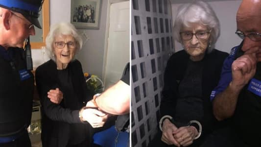 Blameless UK Grandmother, 93, Gets Her "Dying Wish" to Be Arrested