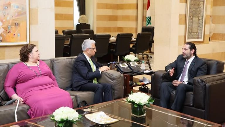 Hariri receives Merza