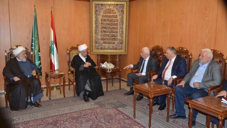 قبلان التقى وفدا فلسطينيا