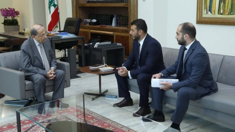 Aoun meets President of Asian Federation of Martial Arts