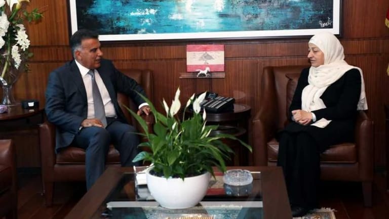 إبراهيم بحث مع بهية الحريري في المستجدات السياسية والأمنية