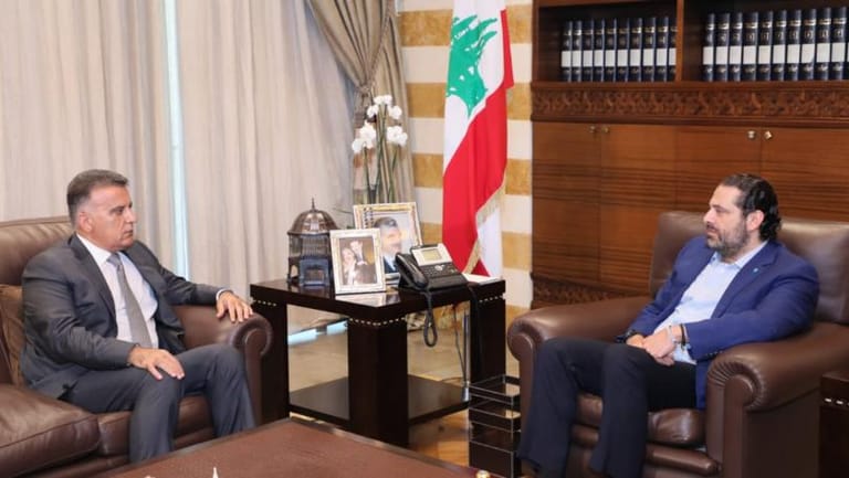 الحريري عرض مع اللواء ابراهيم لآخر المستجدات  