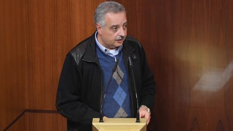 MP Talal Arslan has arrived in Rmeileh to participate in the funeral of Rami Salman