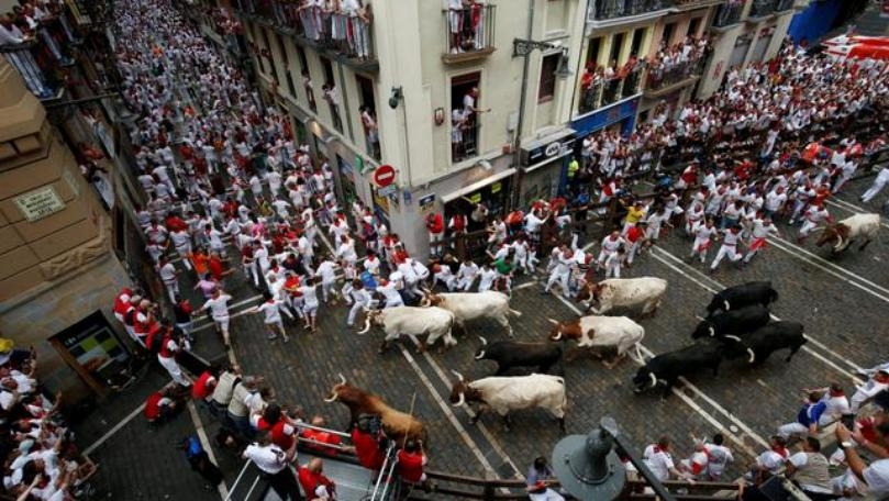 Three people gored on first day of Spanish bull-running festival