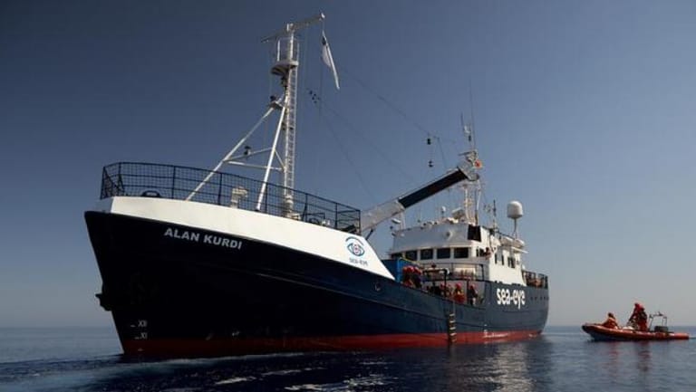 German migrant ship denied entry to Maltese waters