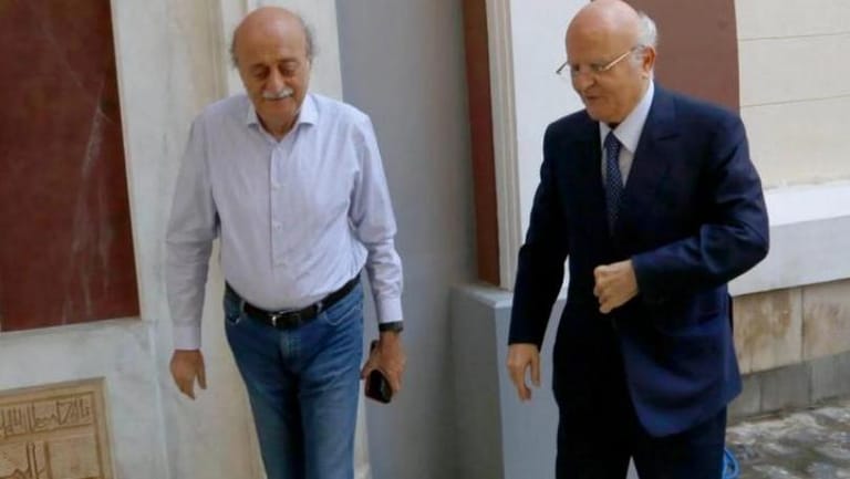 جنبلاط إستقبل عبيد وبحثا في التطورات