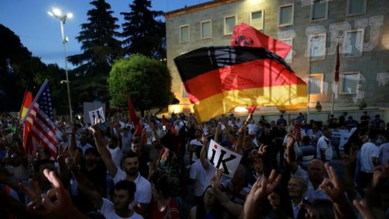 Albanian opposition resume protest to oust PM