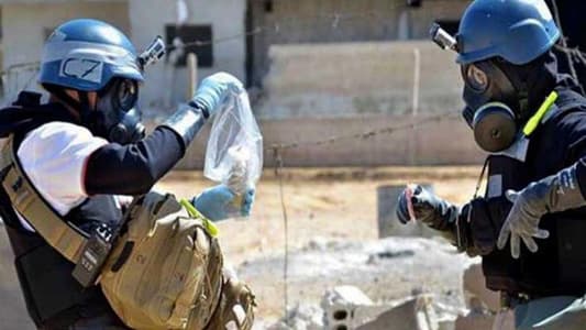 رويترز: فريق جديد متخصص في الأسلحة الكيمائية سيحقق في 9 هجمات حدثت في سوريا