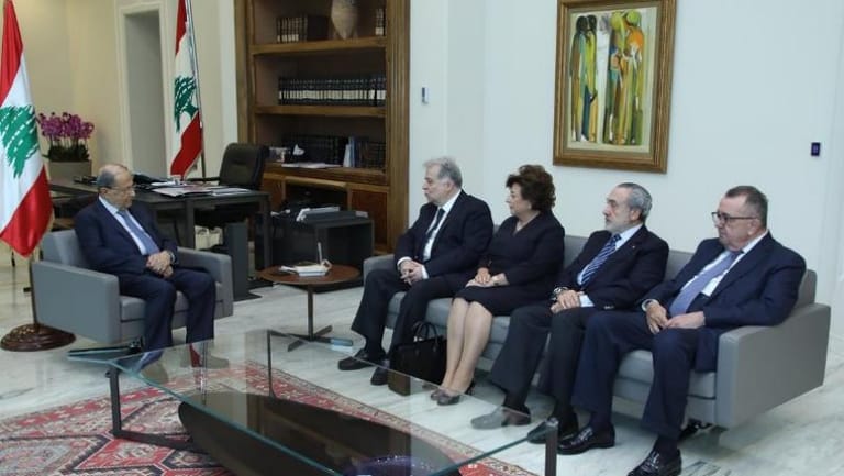Aoun welcomes member of Executive Council of International Chamber of Commerce