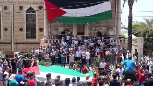 إعتصام للفلسطينيين في سبلين إحجاجًا على قرار وزير العمل 
