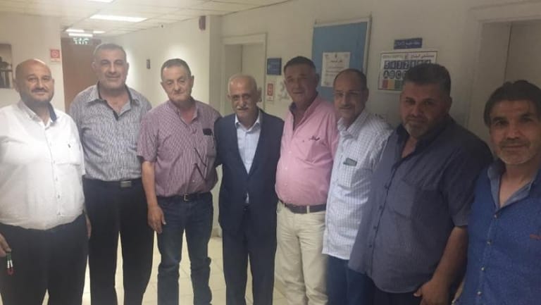 القرعاوي استقبل وفدا من رجال الاعمال الفلسطينيين