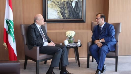 Mikati talks bilateral relations with Foucher