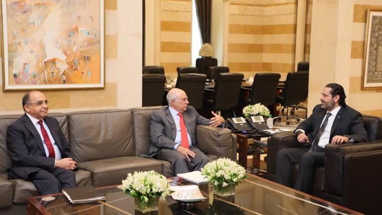 Hariri discusses Palestinian Labor issue with Abou Sleiman and Mneimneh