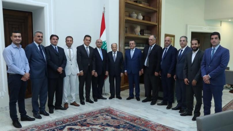 عون إستقبل وفدًا من نقابة مصانع الرخام والغرانيت