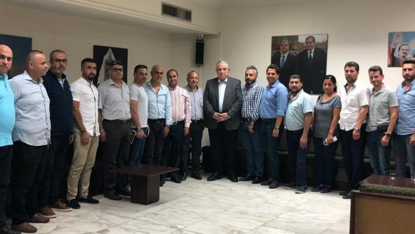 الجسر التقى وفدا من النقابات العمالية في تيار "المستقبل"