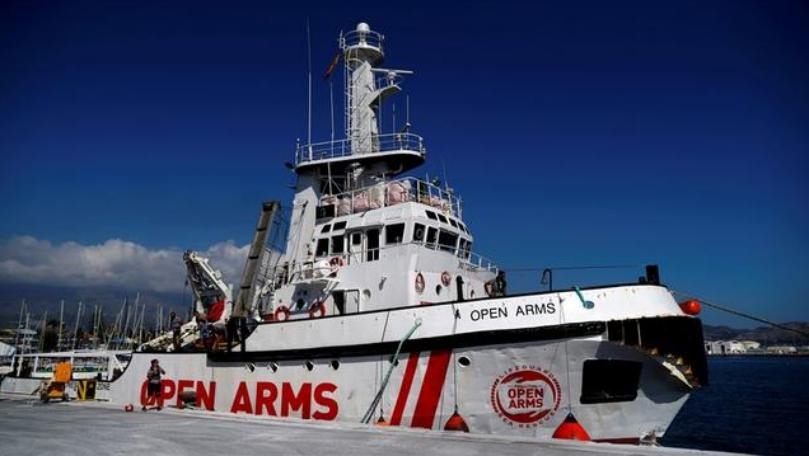 Spanish NGO boat seeks safe port for 124 people rescued in Mediterranean