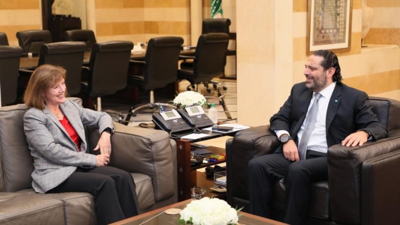 Hariri tackles latest developments with US ambassador 