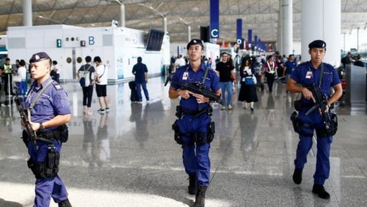 Chinese State Media Urge Action Voice Support For Hong Kong Police After Overnight Clashes 7726