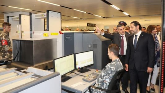 Hariri inaugurates new measures at Airport: Government will work hard in coming days