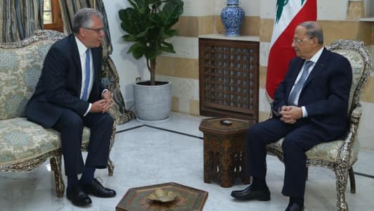 الرئيس عون استقبل السفير اللبناني لدى المكسيك سامي النمير وعرض معه للعلاقات بين البلدين وأوضاع الجالية اللبنانية في المكسيك