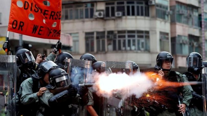 Frontline protesters make case for violence in Hong Kong protests