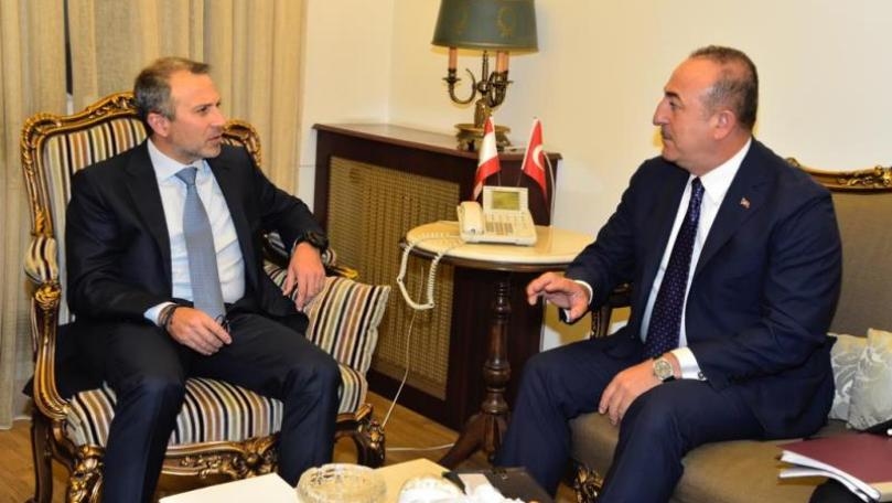 باسيل: نظرة تركيا ولبنان مختلفة تجاه موضوع النزوح 
