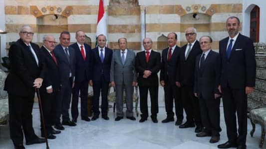 Members of Constitutional Council take oath before Aoun