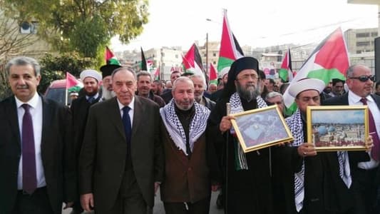 لقاء تضامني مع القدس وفلسطين في حلبا