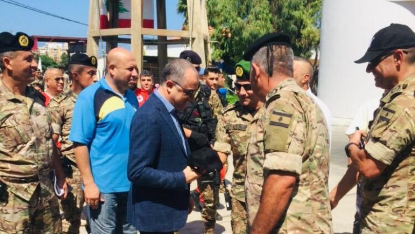 Bou Saab arrives at Benoit Barakat barrack in Tyre