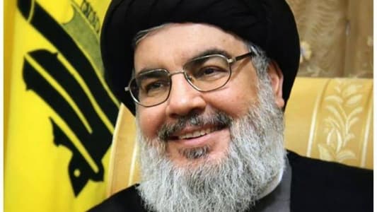Nasrallah: Terrorist threats are now far from reaching our country and this would not have been possible if it weren't for the persistent fighting 