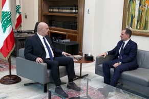 President Joseph Aoun broaches latest developments with Kataeb Party chief