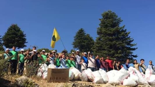 حملة تنظيف في غابات القموعة والعذر في عكار