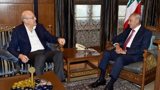 Mikati: I discussed with Speaker Berri the internal situation and economic remedies