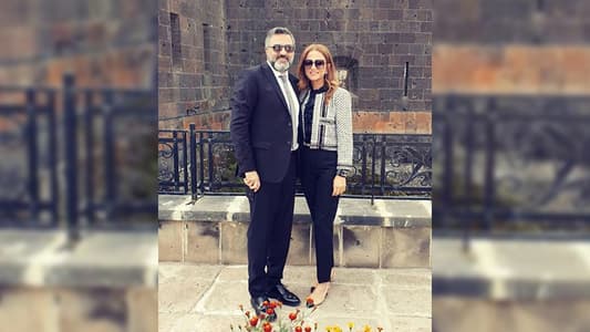 صور جديدة لجوليا وزياد والياس بو صعب في أرمينيا