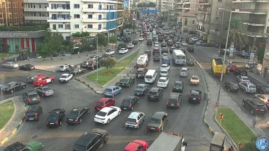 التحكم المروري: حركة المرور كثيفة من الصالومي باتجاه الحايك وصولا الى جسر الواطي