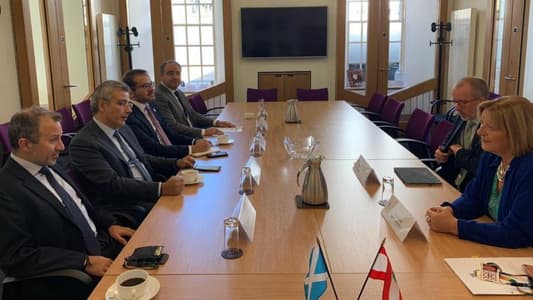 Bassil visits Scottish Parliament, meets Scottish Minister for Europe, Migration and International Development