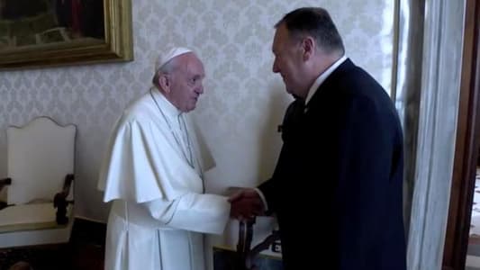 Pompeo, Pope Francis urge religious freedom in Mideast, elsewhere