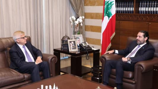 Hariri tackles latest developments with Russian, Egyptian ambassadors