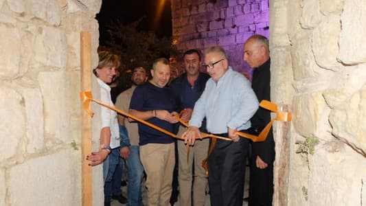 Bassil inaugurates works at Mar Nohra church in Batroun