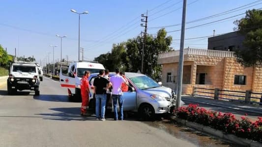 جريح في حادث سير على بولفار جديدة مرجعيون