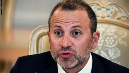 Bassil: The Lebanese people have the right to refuse to sacrifice, and there is consensus in Baabda on the economic paper