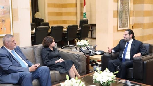 Hariri receives DiCarlo