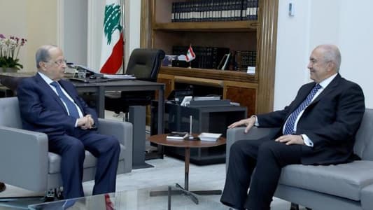 Aoun broaches developments with Makhzoumi