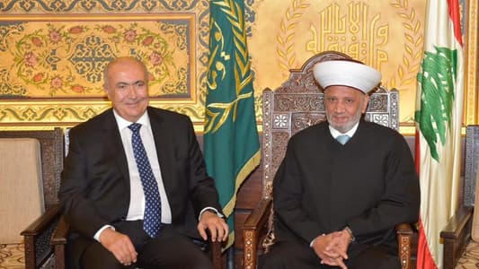 Derian meets Makhzoumi over Dar Fatwa relevant affairs